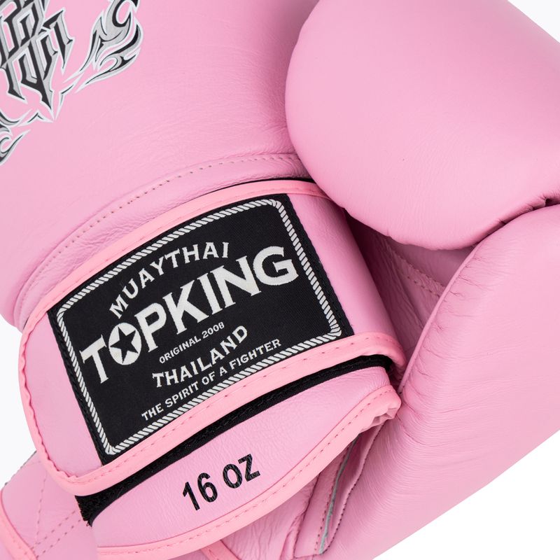 Top King Muay Thai Ultimate guanti da boxe rosa 4