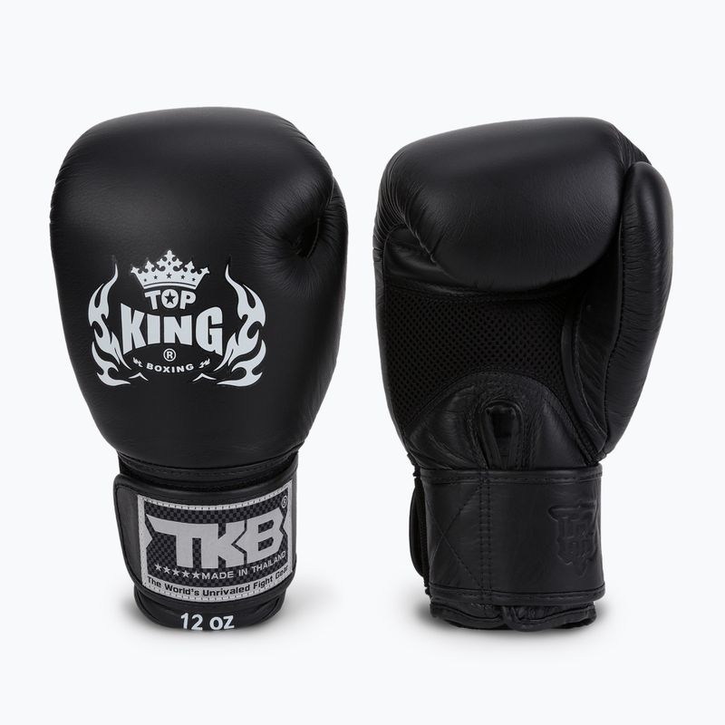 Top King Muay Thai Ultimate Air guantoni da boxe neri 3