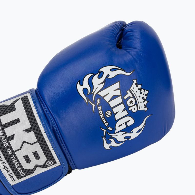 Guantoni da boxe Top King Muay Thai Ultimate Air blu 5