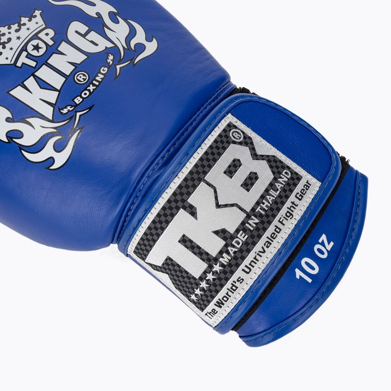 Guantoni da boxe Top King Muay Thai Ultimate Air blu 6