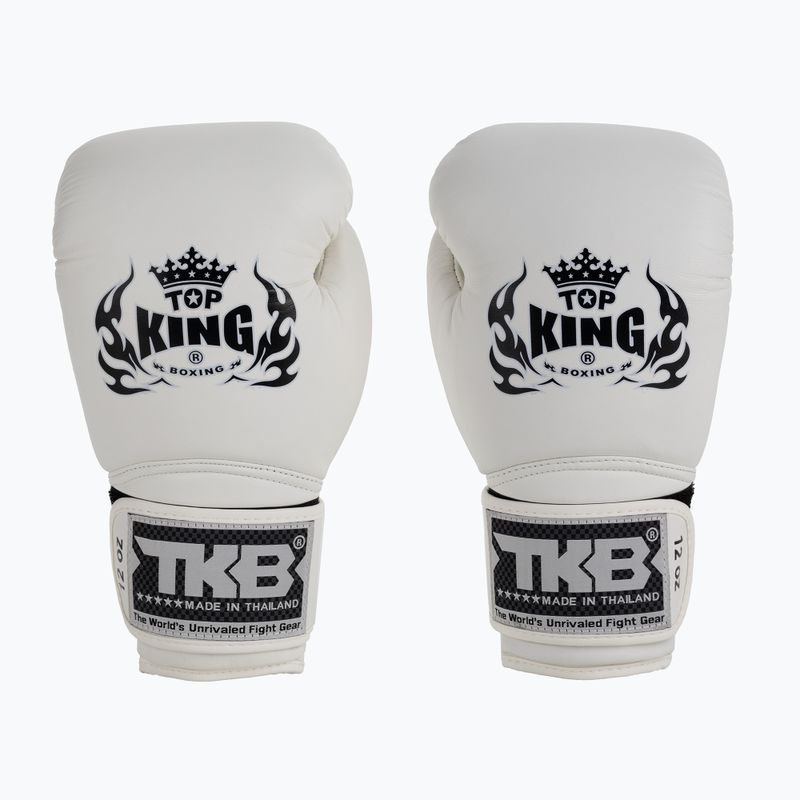Guantoni da boxe Top King Muay Thai Super White