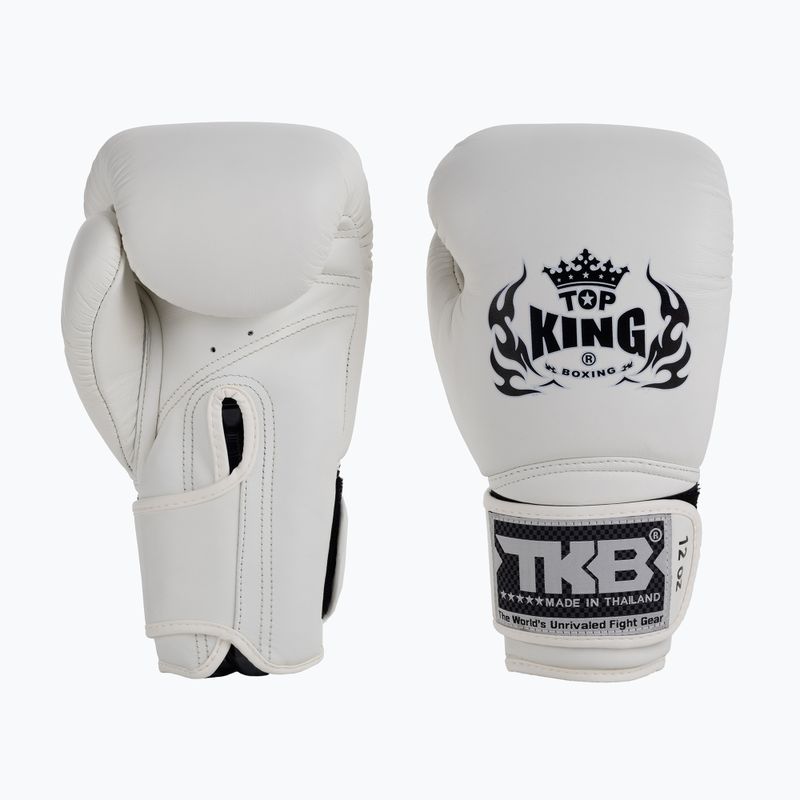 Guantoni da boxe Top King Muay Thai Super White 3