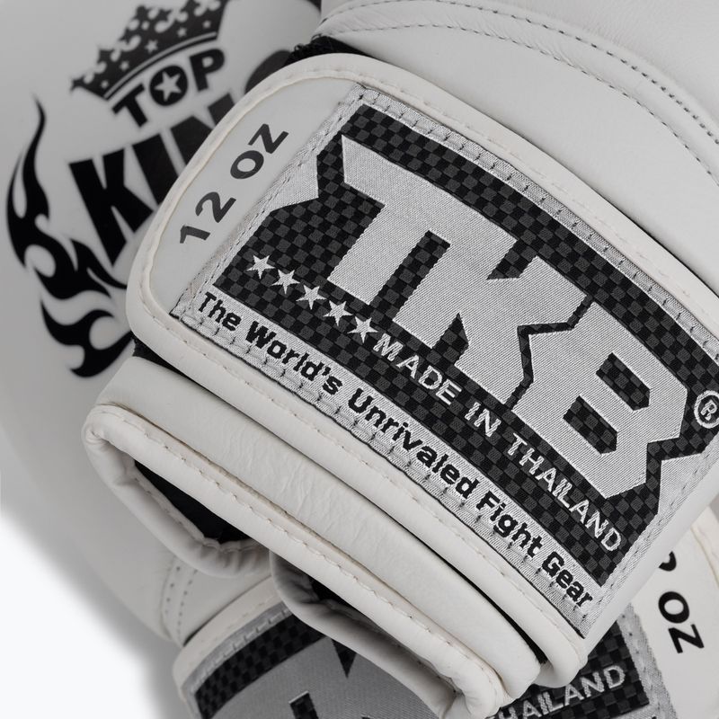 Guantoni da boxe Top King Muay Thai Super White 5