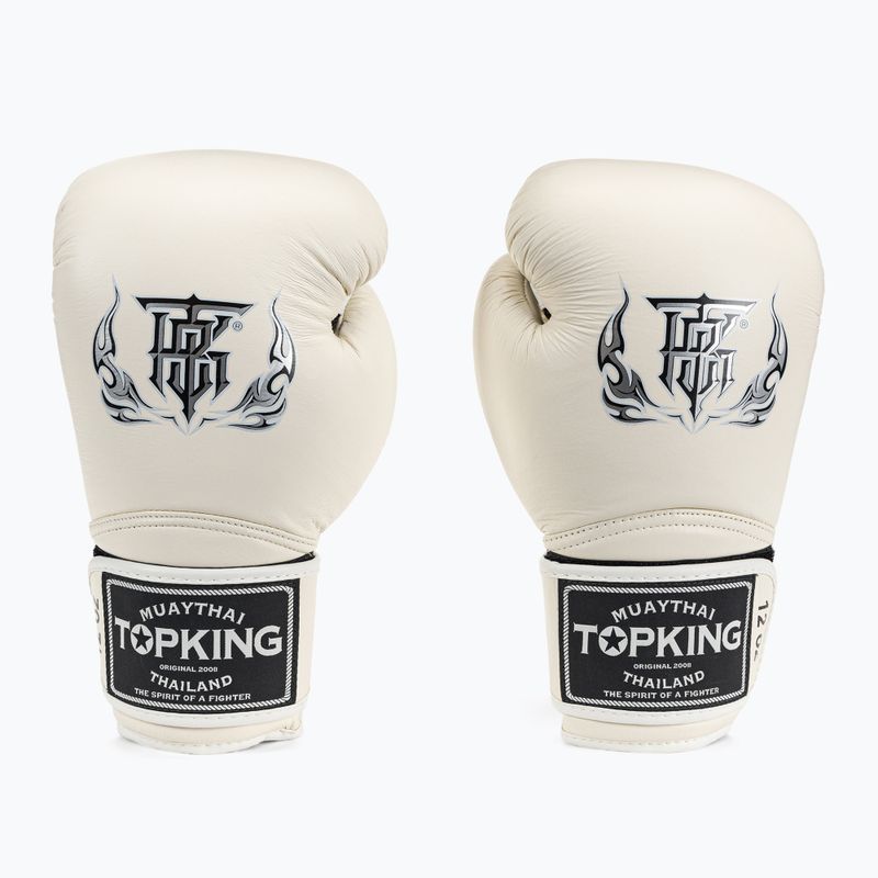 Guanti da boxe Top King Muay Thai Super Air bianco