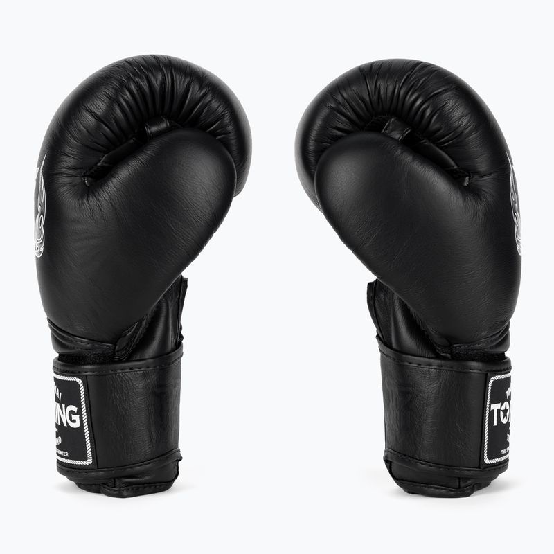 Top King Muay Thai Super Air guantoni da boxe neri 4