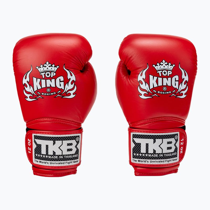 Top King Muay Thai Super Air guantoni da boxe rosso