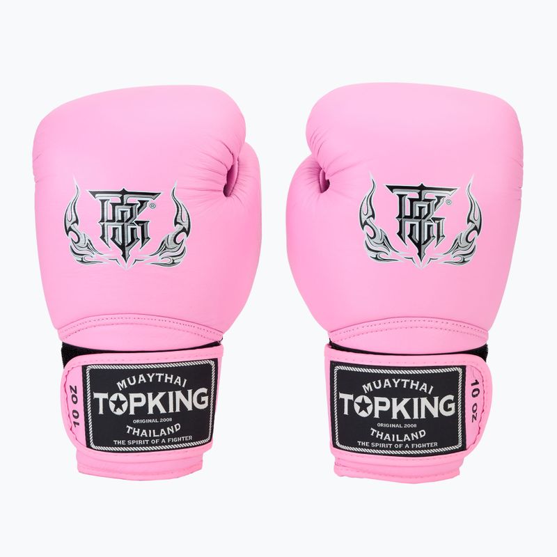 Guantoni da boxe rosa Top King Muay Thai Super Air