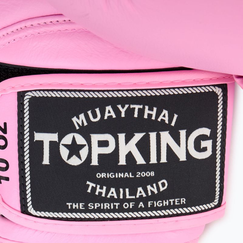 Guantoni da boxe rosa Top King Muay Thai Super Air 5