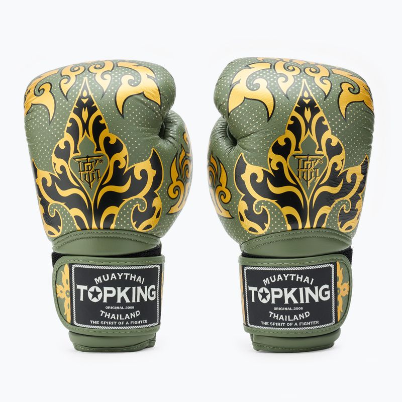 Top King Boxing Kanok guantoni da boxe color cachi 2