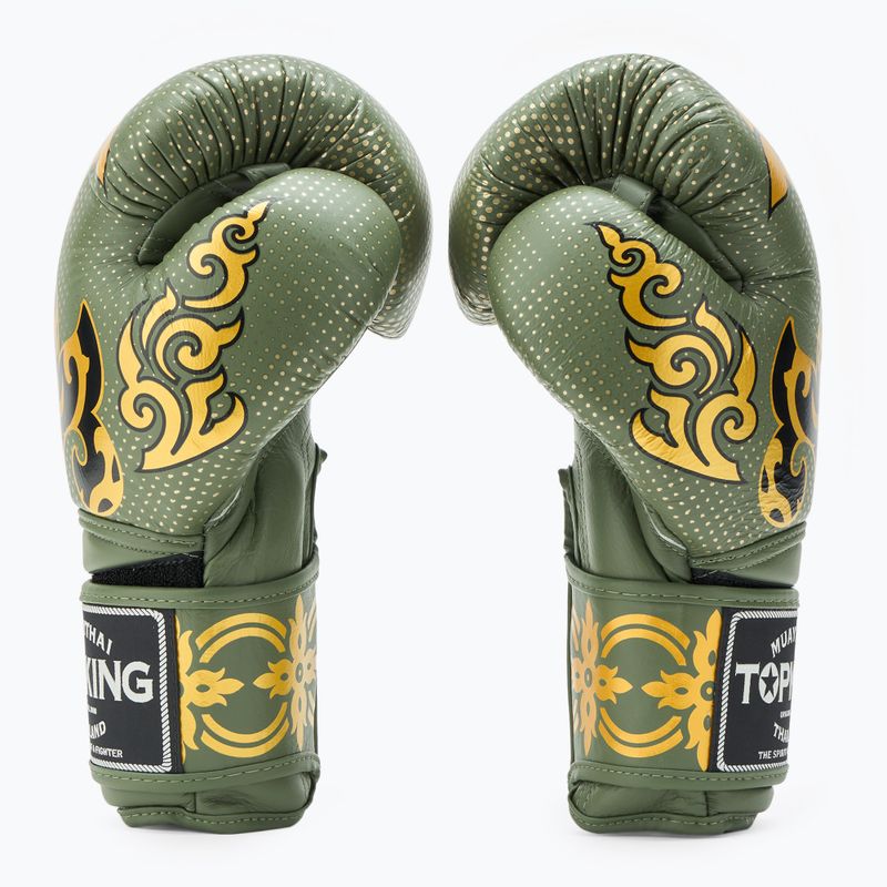 Top King Boxing Kanok guantoni da boxe color cachi 4