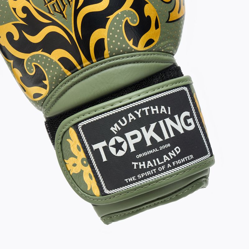 Top King Boxing Kanok guantoni da boxe color cachi 6