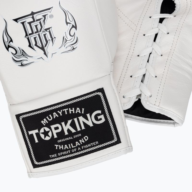 Guantoni da boxe Top King Competition bianchi 4