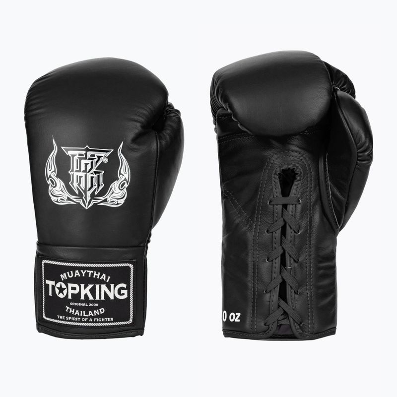 Guanti da competizione Top King Boxing neri