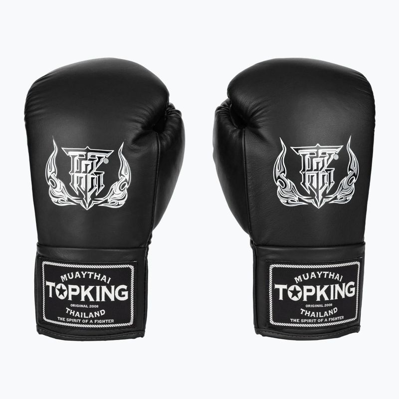 Guanti da competizione Top King Boxing neri