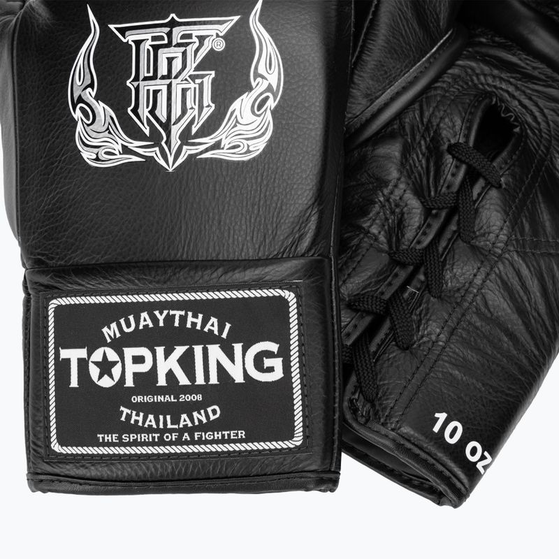 Guanti da competizione Top King Boxing neri 4