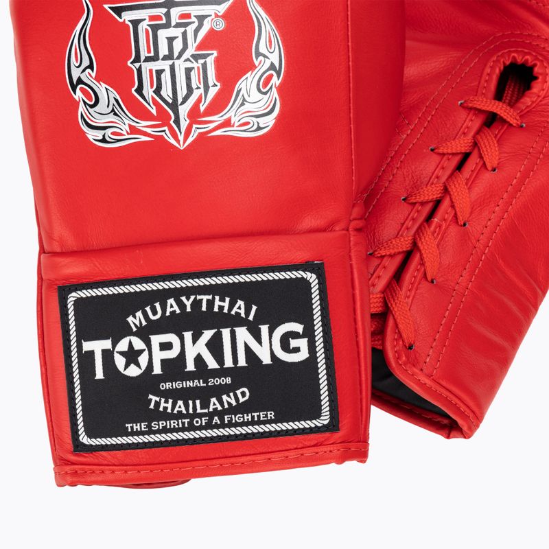 Guantoni da boxe Top King Competition rosso 4