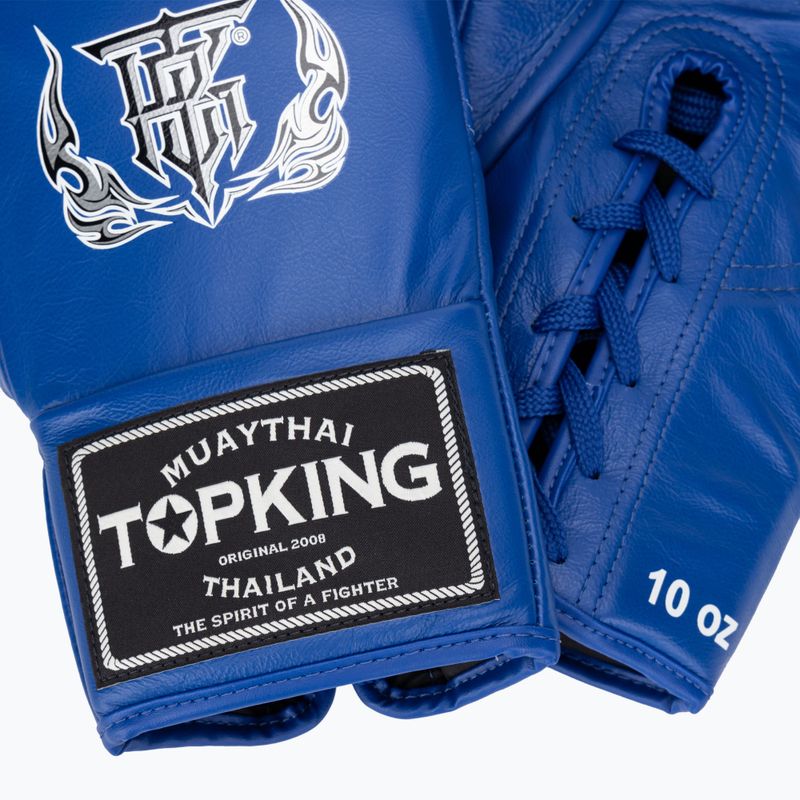 Guantoni da boxe Top King Competition blu 4