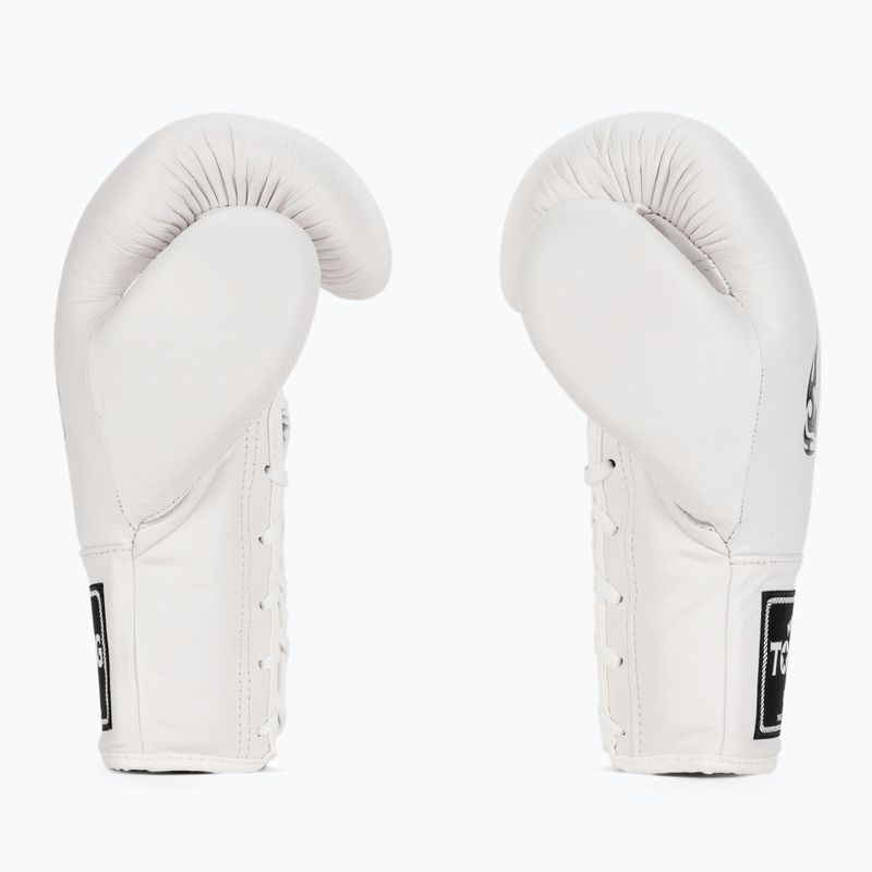 Guanti da boxe bianchi Top King Muay Thai Pro 3