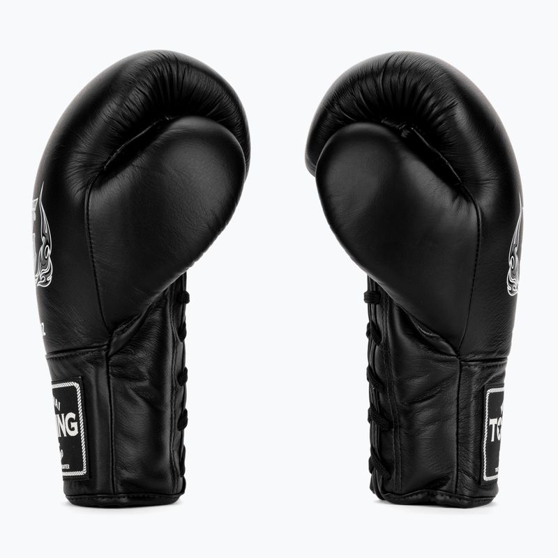 Guanti da boxe neri Top King Muay Thai Pro 3