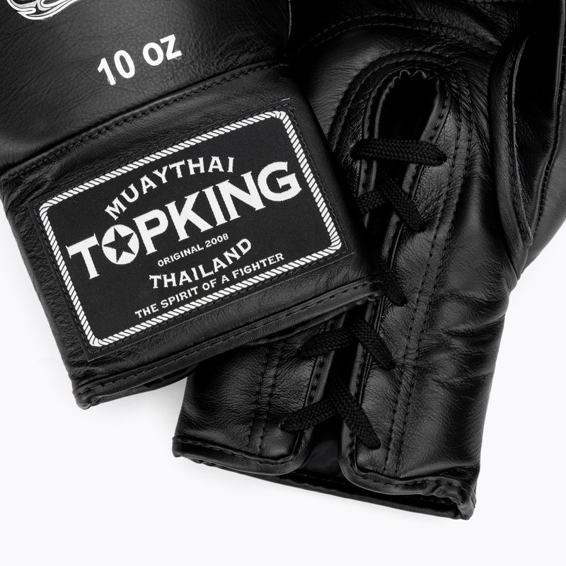Guanti da boxe neri Top King Muay Thai Pro 5