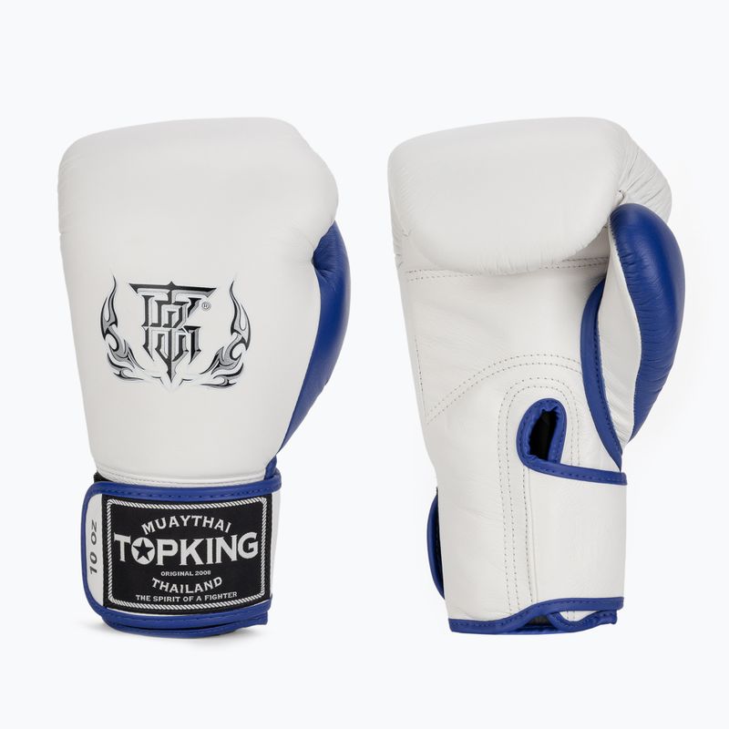 Guanti da boxe Top King Boxing Reborn bianco/blu