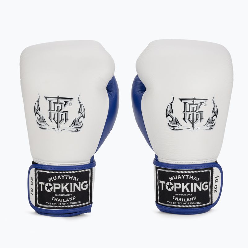 Guanti da boxe Top King Boxing Reborn bianco/blu