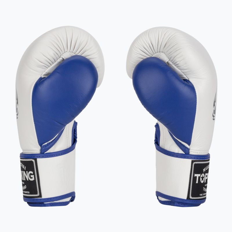Guanti da boxe Top King Boxing Reborn bianco/blu 3