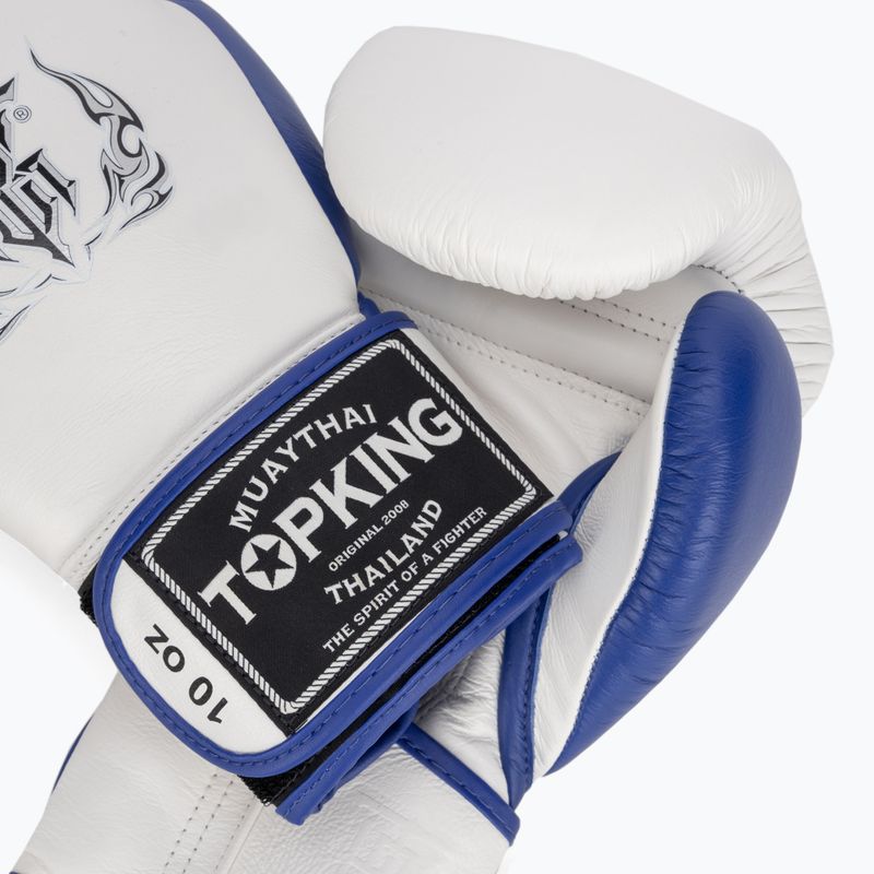 Guanti da boxe Top King Boxing Reborn bianco/blu 4