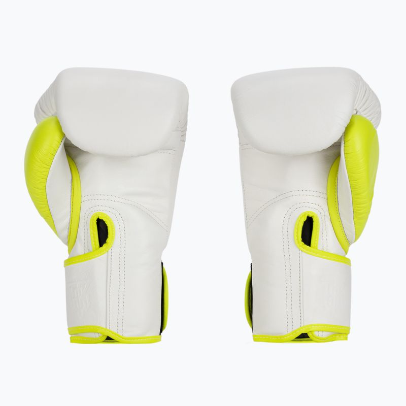 Guanti da boxe Top King Boxing Reborn bianco/giallo 2