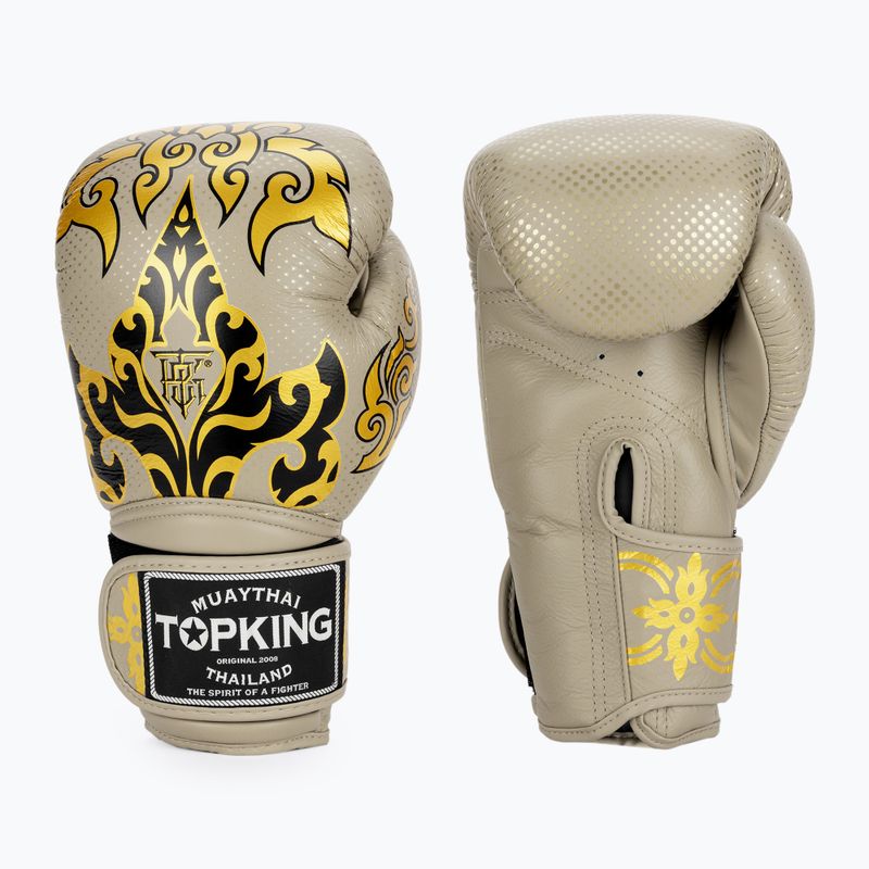 Guanti da boxe Top King Kanok beige