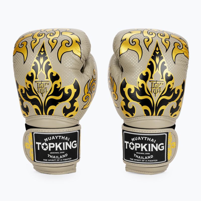 Guanti da boxe Top King Kanok beige