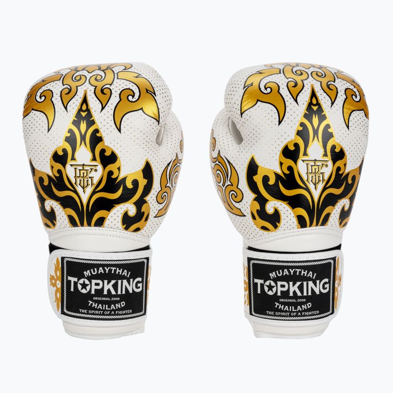 Guantoni da boxe Top King Kanok bianco