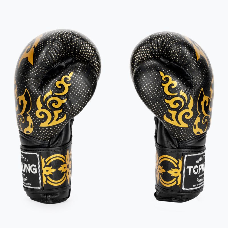 Guanti da boxe Top King Kanok nero 3