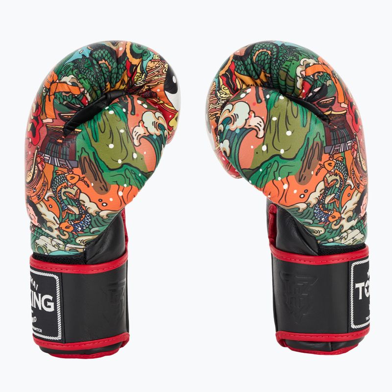 Top King Boxing Culture Guantoni da boxe neri 4