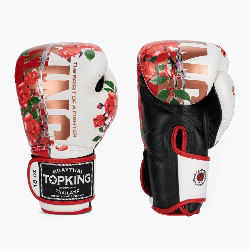 Guantoni da boxe Top King Rosa bianco
