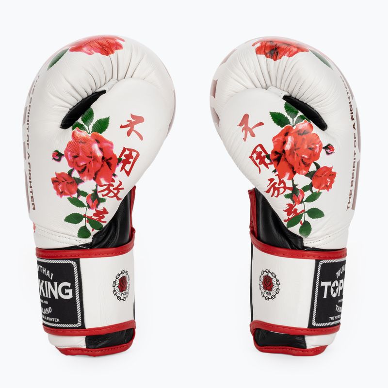 Guantoni da boxe Top King Rosa bianco 3