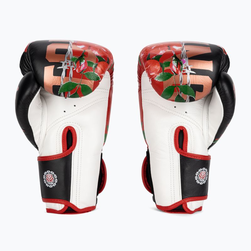 Guanti da boxe Top King Rose bianco/nero 2