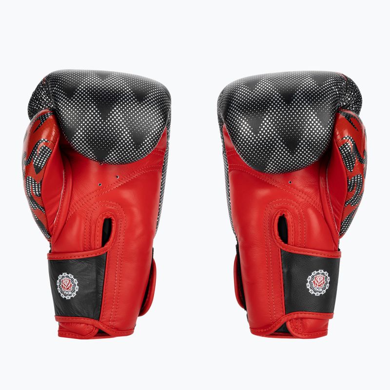Guanti da boxe Top King Boxing Dragon rosso/nero 2