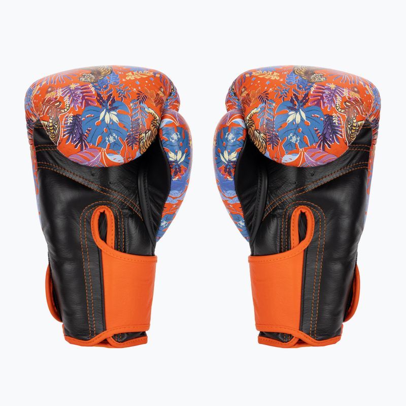 Guantoni da boxe Top King Boxing Wild Tiger nero/arancio 2