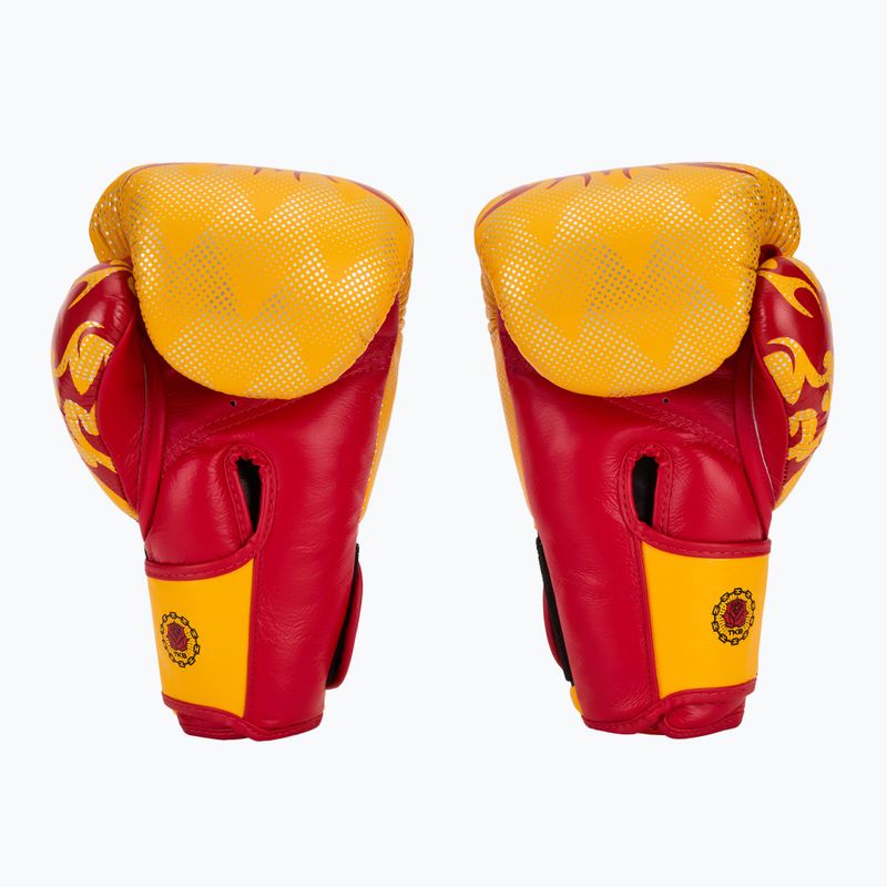 Top King Guanti da boxe Dragon giallo 3