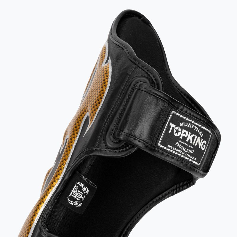 Protezioni per tibia e piede Top King Empower nero/oro 5