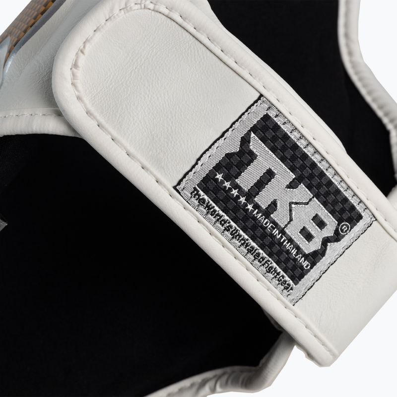 Protezioni per tibie e piedi Top King Empower bianco/oro 3