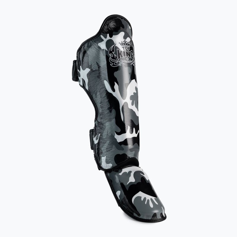 Protezioni per tibia e piede Top King Empower Camouflage grey