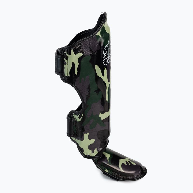 Protezioni per tibie e piedi Top King Empower Camouflage verde 2