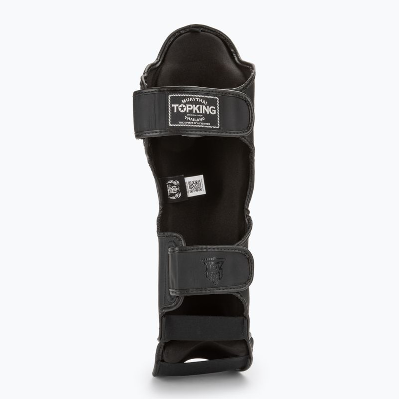 Protezioni per tibia e piede nere Top King Pro Semi Leather 4
