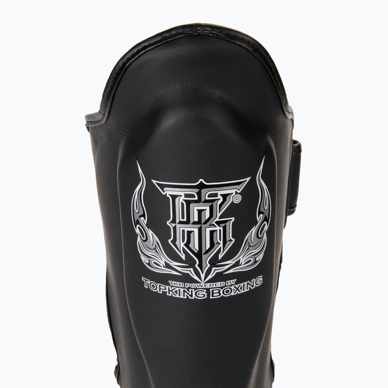 Protezioni per tibia e piede nere Top King Pro Semi Leather 5