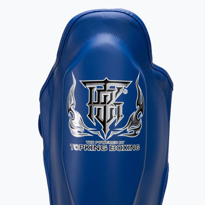 Protezioni per tibia e piede Top King Pro Semi Leather blu 3