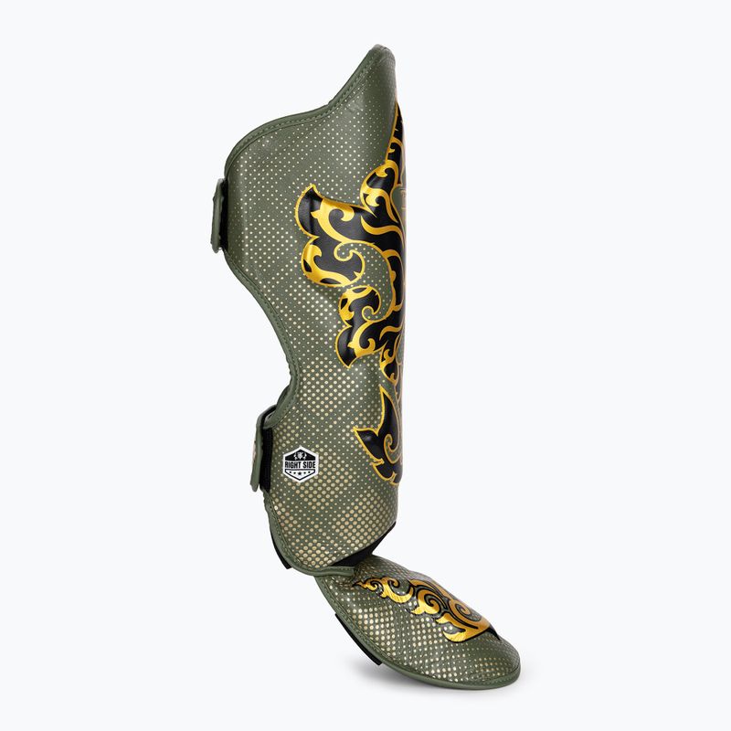 Protezioni per tibie e piedi in kaki Top King Kanok 2