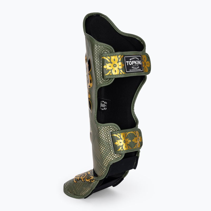 Protezioni per tibie e piedi in kaki Top King Kanok 3