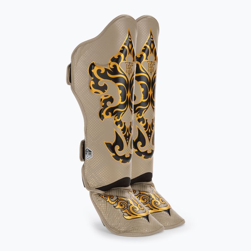 Protezioni per tibia e piede Top King Kanok beige